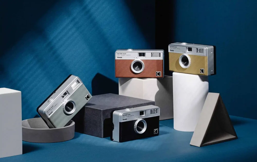 H35 Original Kodak EKTAR H35 Half Frame Camera 35mm Film Camera Reusable Film Camera With Flash Light For Gift Optional FilmRoll - Image 3